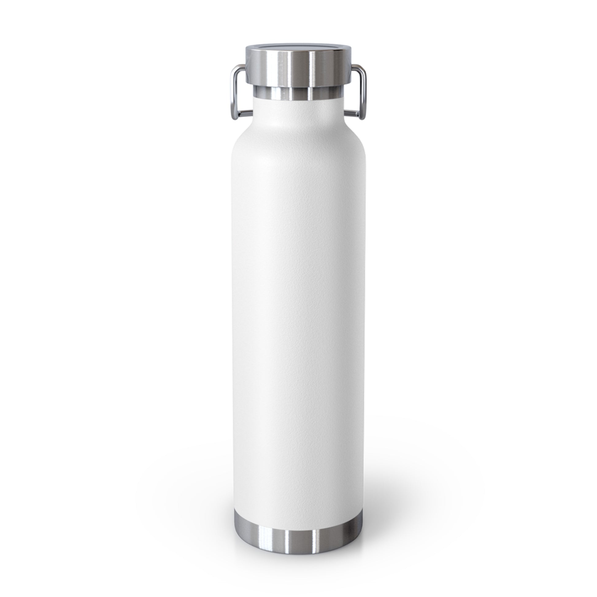 "Your Daily Dose of Hydration" - Copper Vacuum Insulated Bottle, 22oz - Creatively Designed Shop