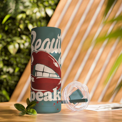 Beauty Speaks - Maars Maker Skinny Matte Tumbler, 20oz - Creatively Designed Shop