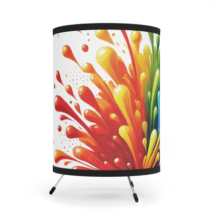 Color Splash - Tripod Lamp with High-Res Printed Shade, US\CA plug