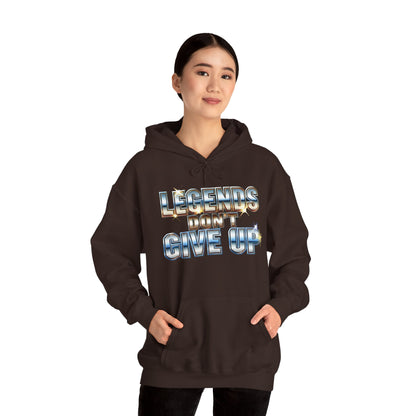 Legends Don't Give Up - Unisex Heavy Blend™ Hooded Sweatshirt - Creatively Designed Shop
