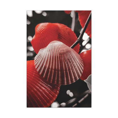 Red Shells - Canvas Gallery Wraps