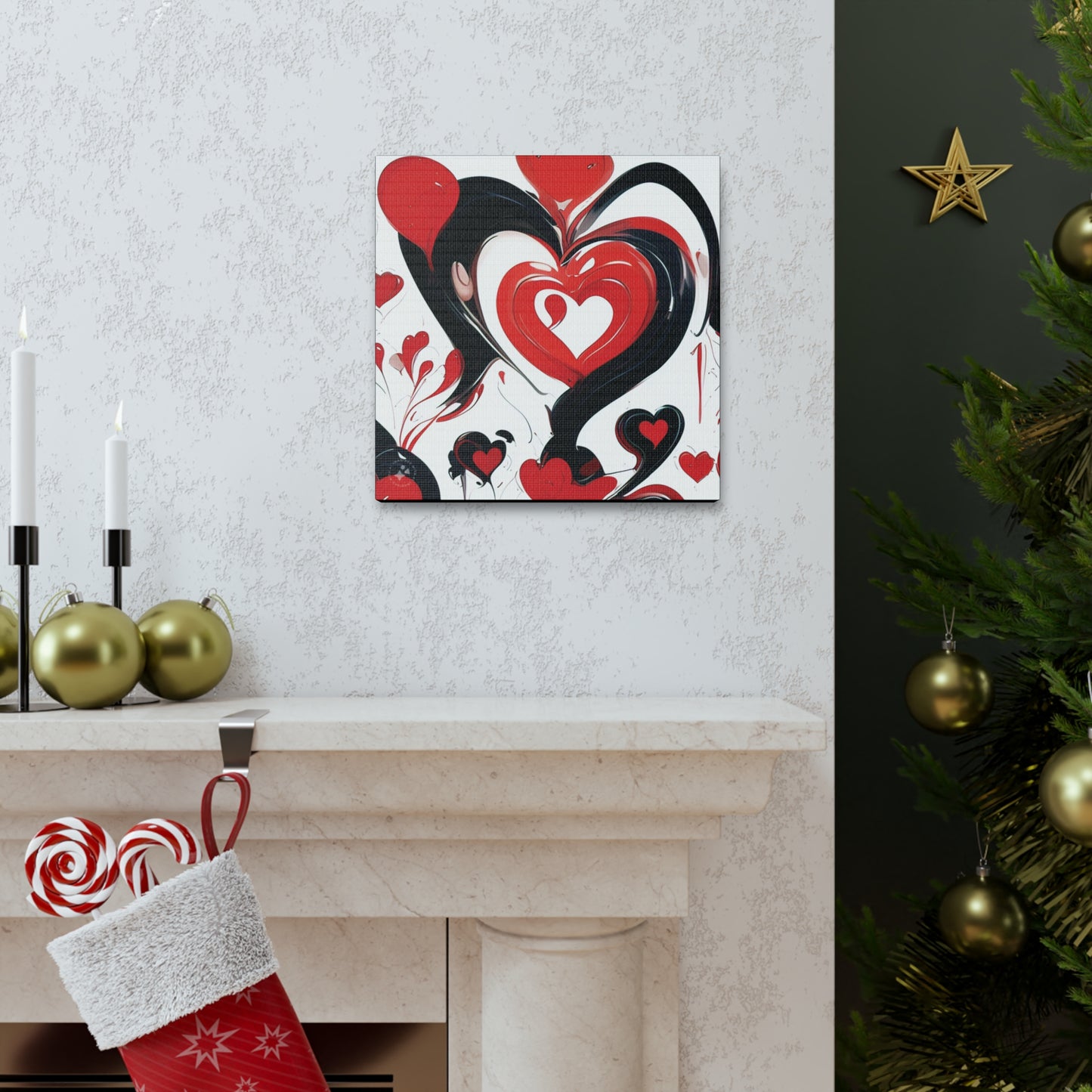 Hearts & Love - Canvas Gallery Wraps