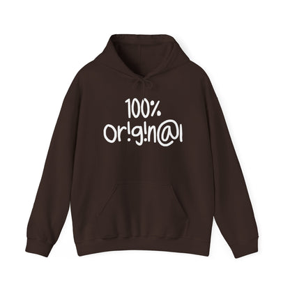 "100% Or!g!n@l" - Unisex Heavy Blend™ Hooded Sweatshirt