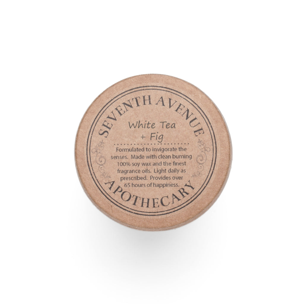 White Tea & Fig - Scented Candle - Full Glass, 11oz