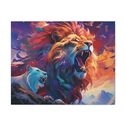 "Roaring with Power" - Canvas Gallery Wraps