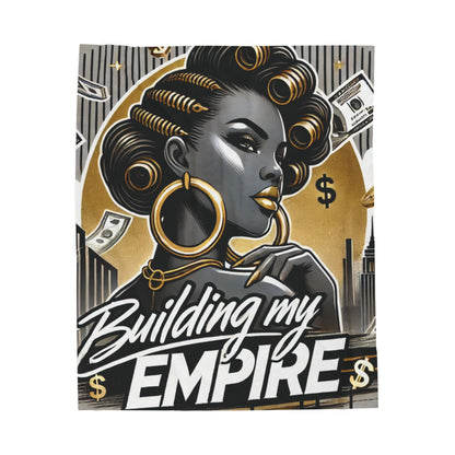 Building My Empire – Plush Velveteen Blanket