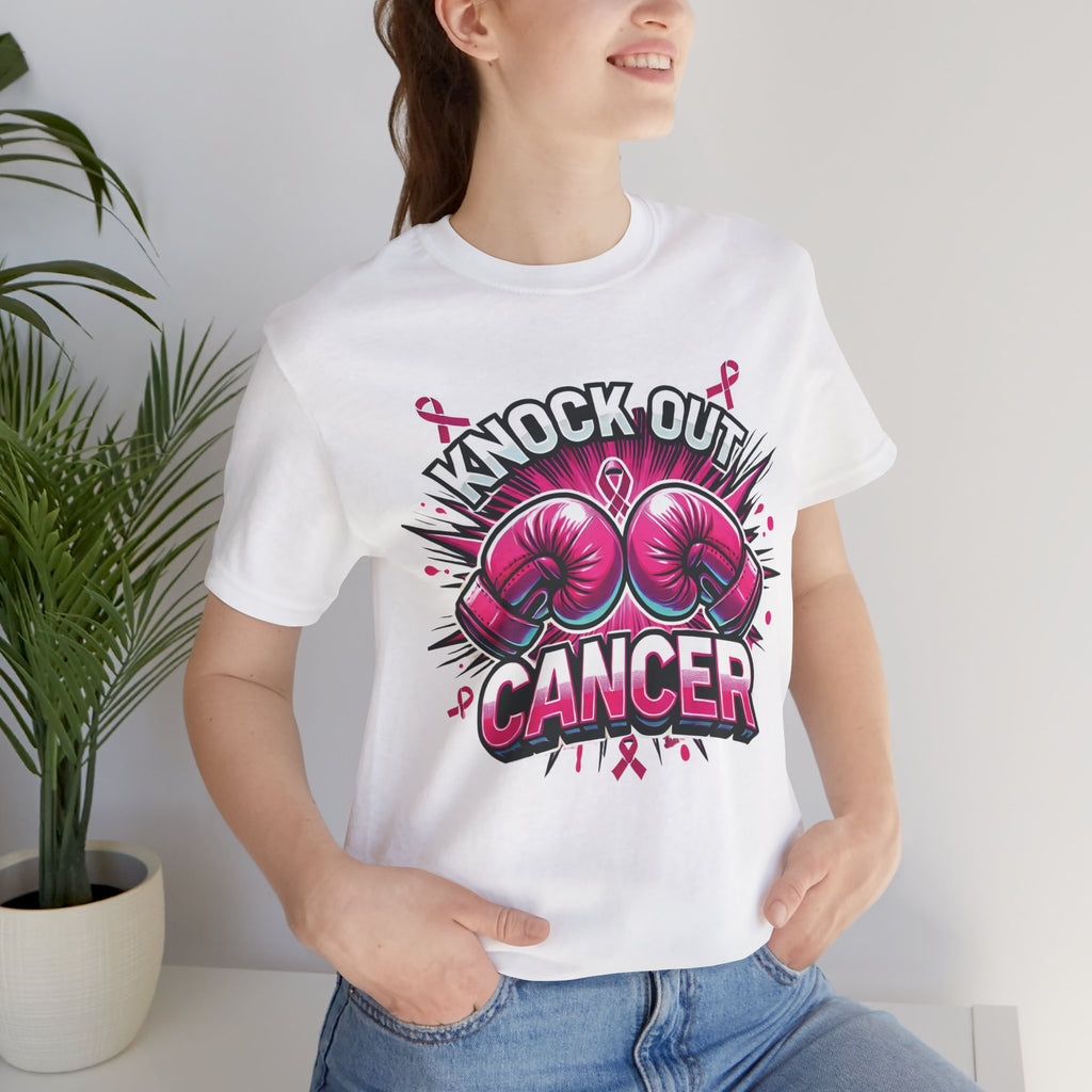 Knock Out Cancer - Unisex Jersey Short Sleeve Tee