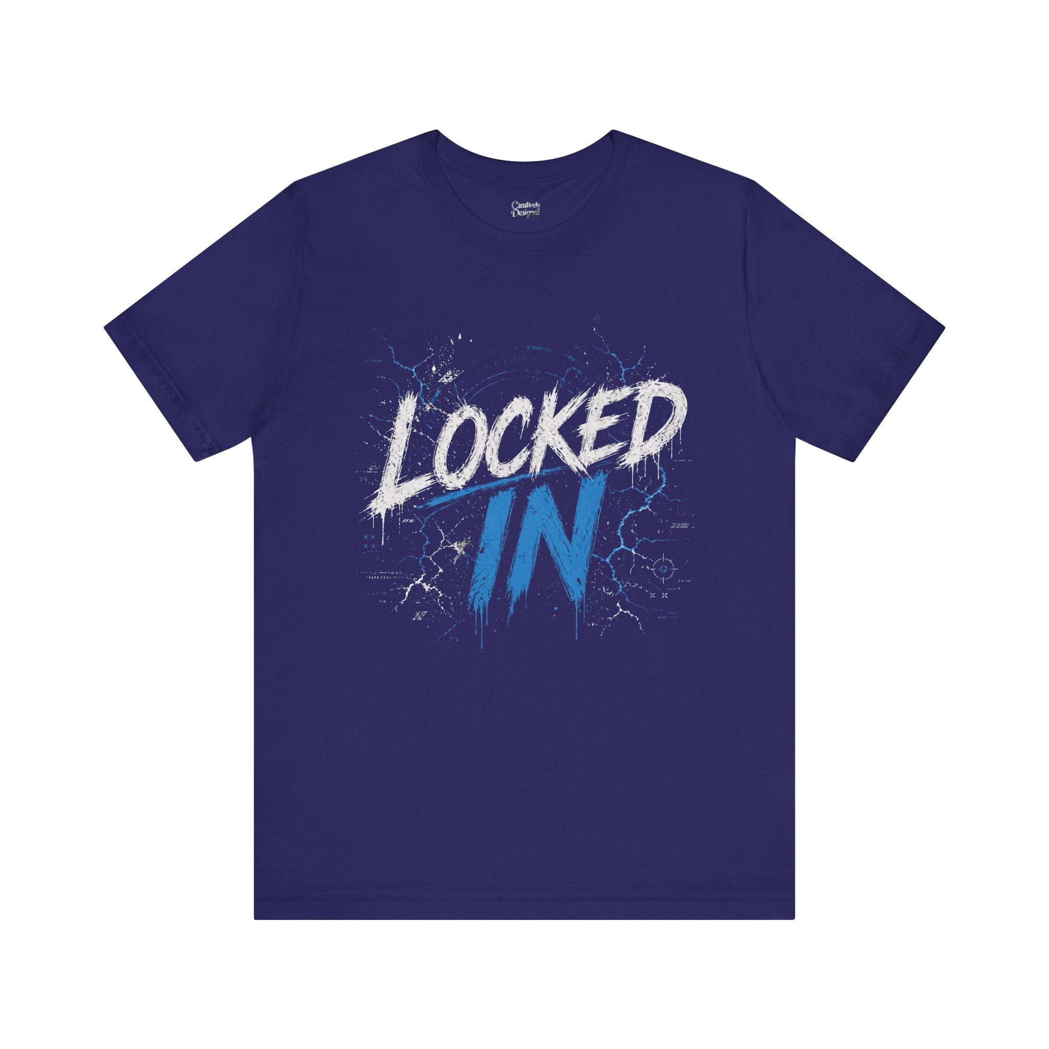Locked In (Blue) - Jersey Short Sleeve Tee