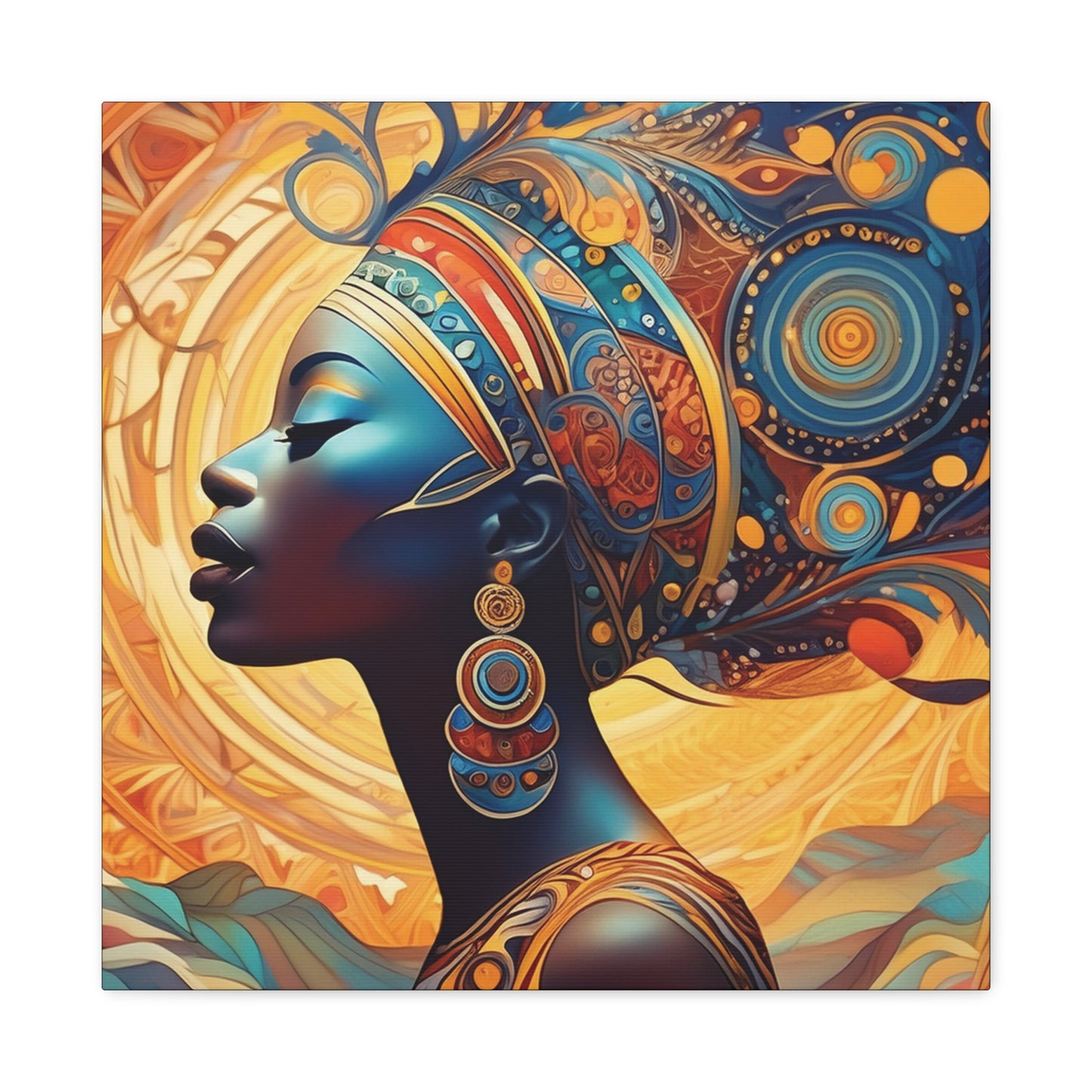 African Beauty - Canvas Gallery Wraps