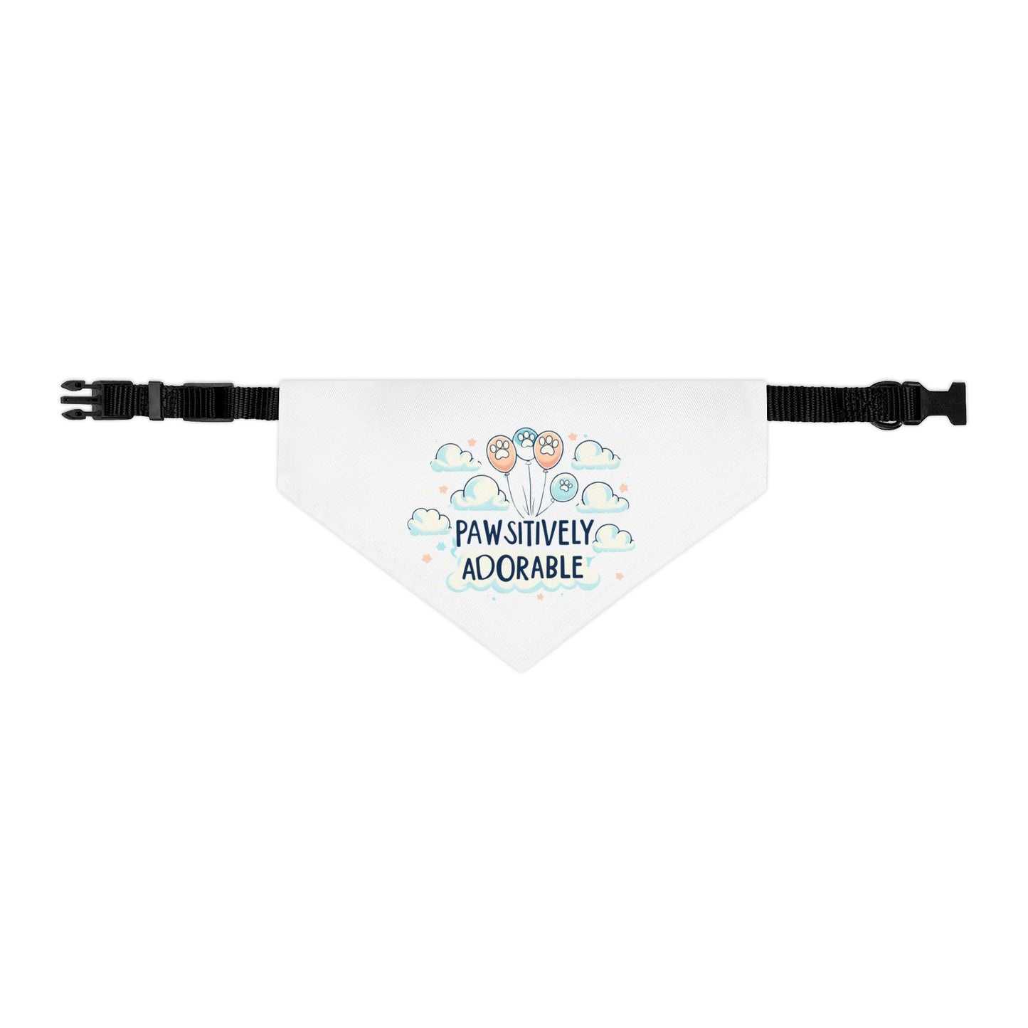 Pawsitively Adorable - Pet Bandana Collar - Creatively Designed Shop