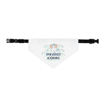 Pawsitively Adorable - Pet Bandana Collar - Creatively Designed Shop