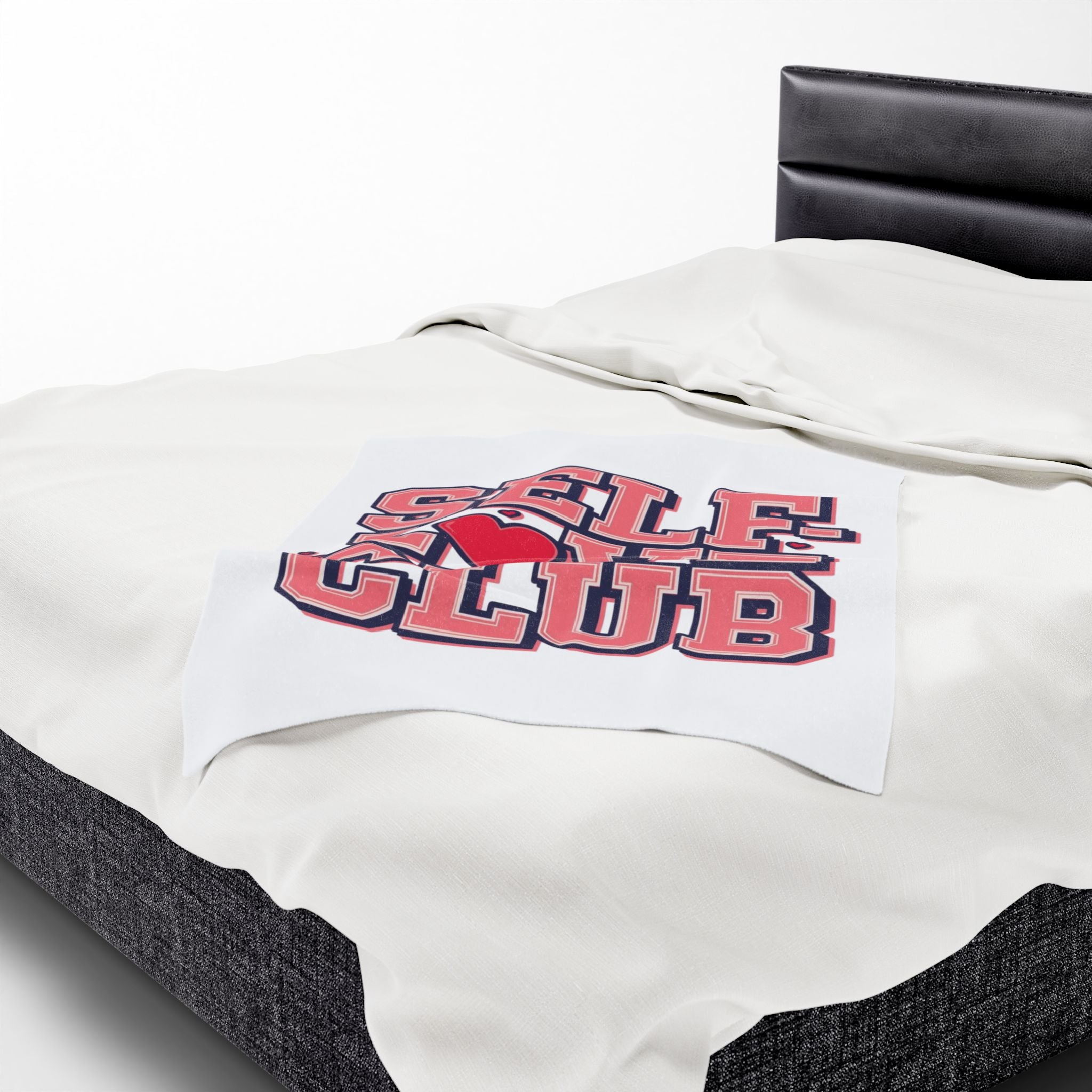 Self-Love Club – Plush Velveteen Blanket