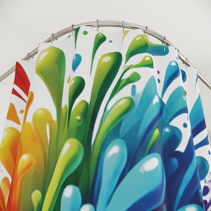 Color Splash - Shower Curtain