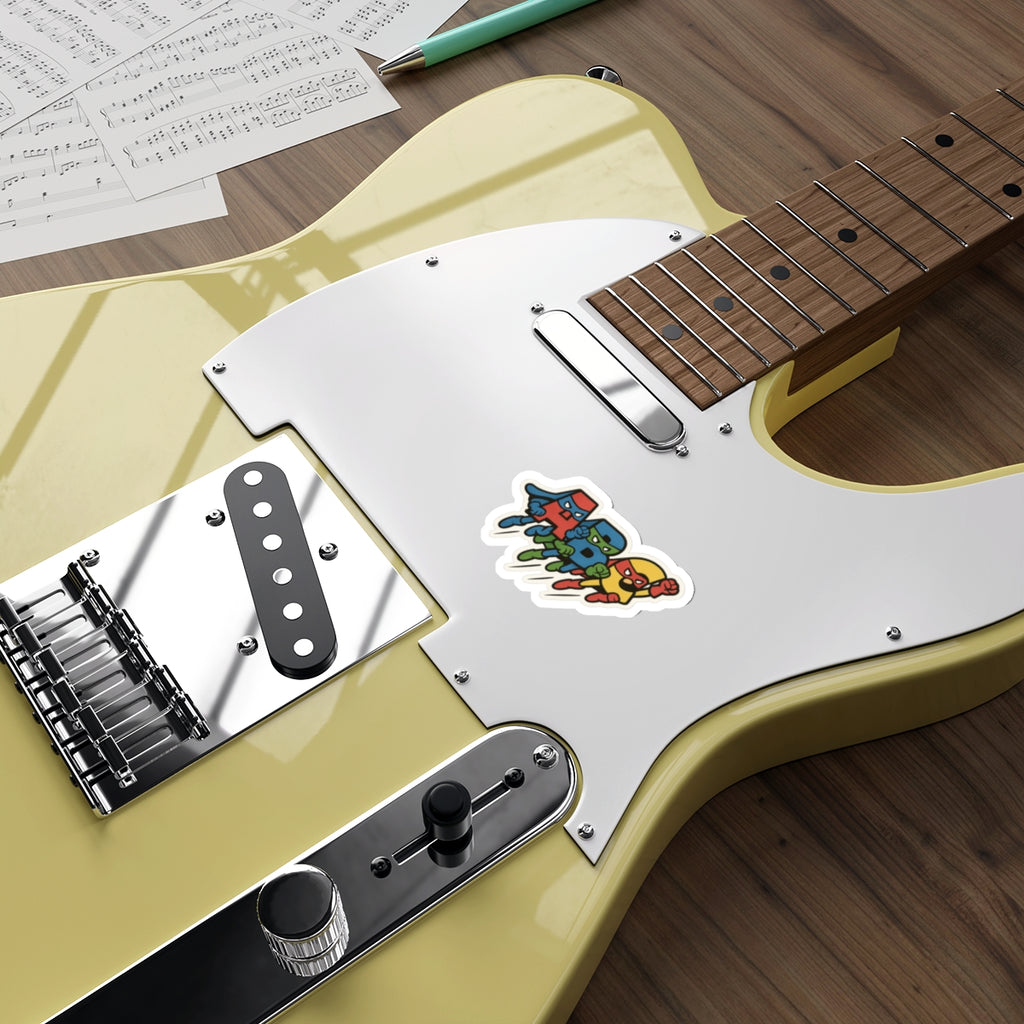 ABC Superheroes - Die-Cut Sticker