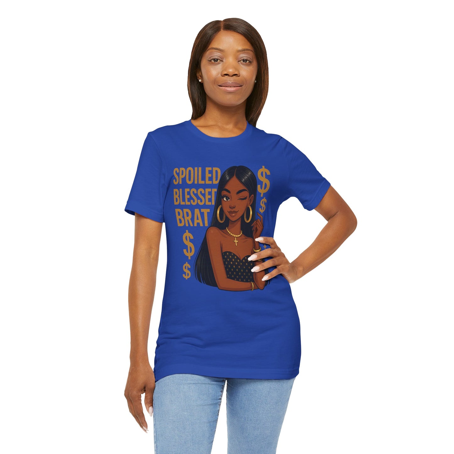 Spoiled, Blessed Brat - Unisex Jersey Short Sleeve Tee