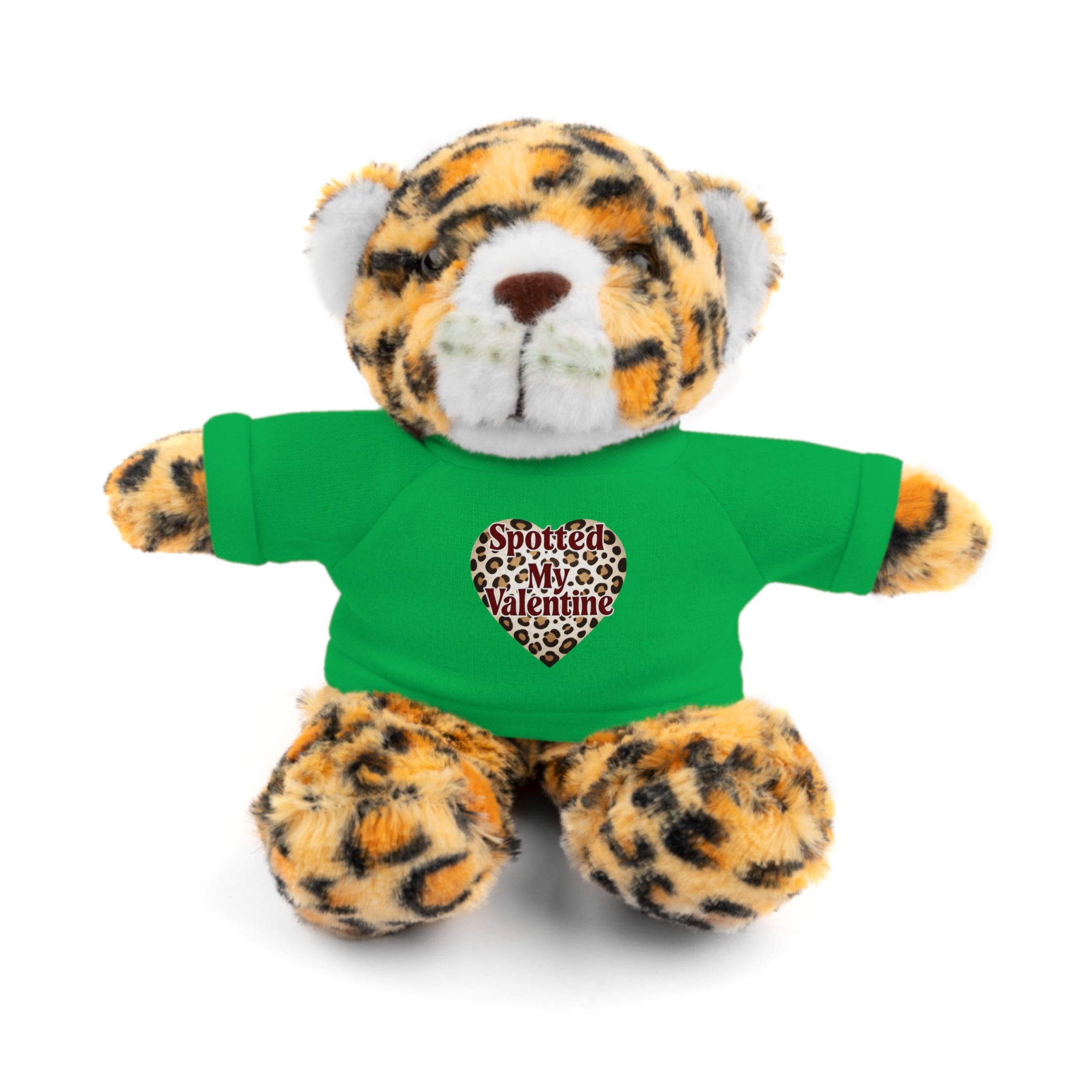 'Spotted My Valentine' - Stuffed Jaquar with Tee