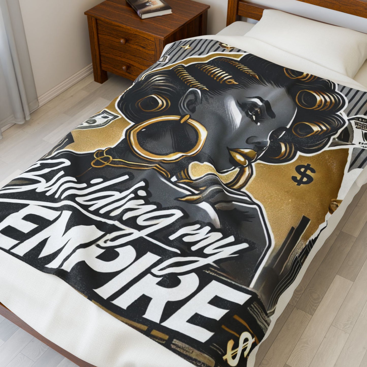 Building My Empire – Plush Velveteen Blanket