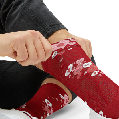 Conversation Bubble Hearts Socks