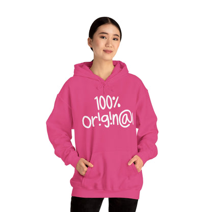 "100% Or!g!n@l" - Unisex Heavy Blend™ Hooded Sweatshirt