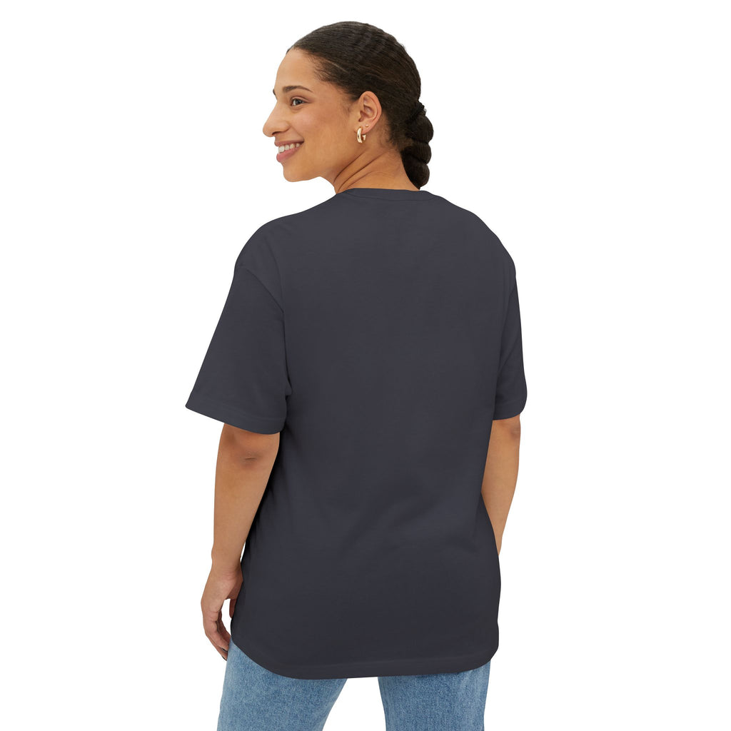 Brains, Beauty, Boundaries - Unisex Oversized Boxy Tee