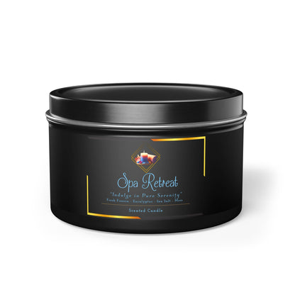 Spa Retreat - Tin Candles - Creatively Designed Shop