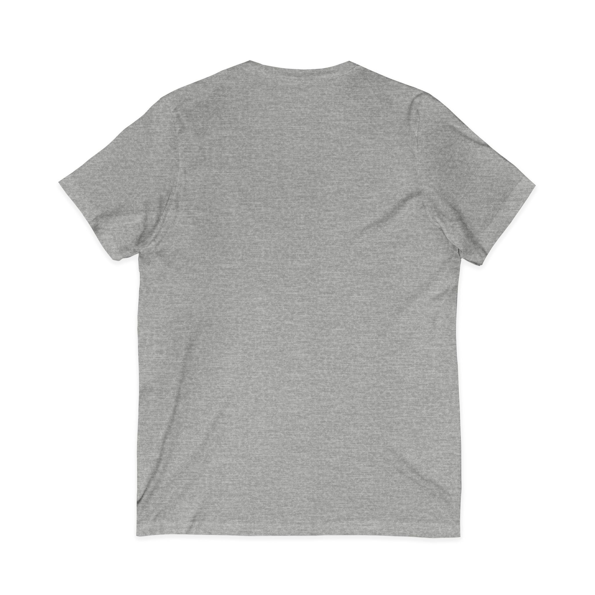 Football Mom - Louder & Prouder - Unisex Jersey Short Sleeve V-Neck Tee