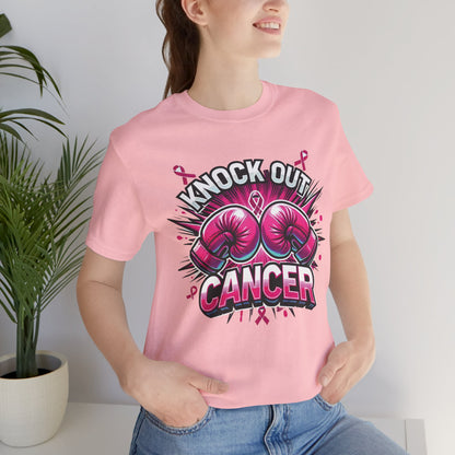 Knock Out Cancer - Unisex Jersey Short Sleeve Tee