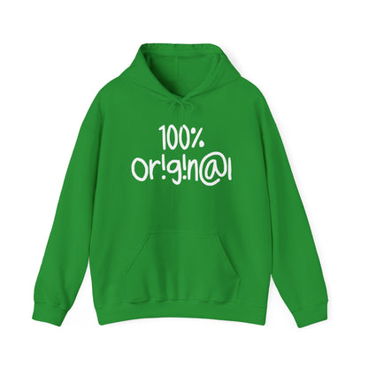 "100% Or!g!n@l" - Unisex Heavy Blend™ Hooded Sweatshirt