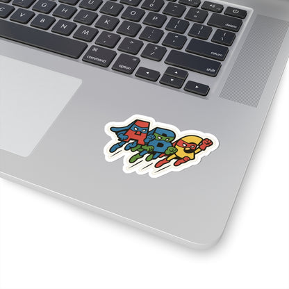 ABC Superheroes - Kiss-Cut Sticker