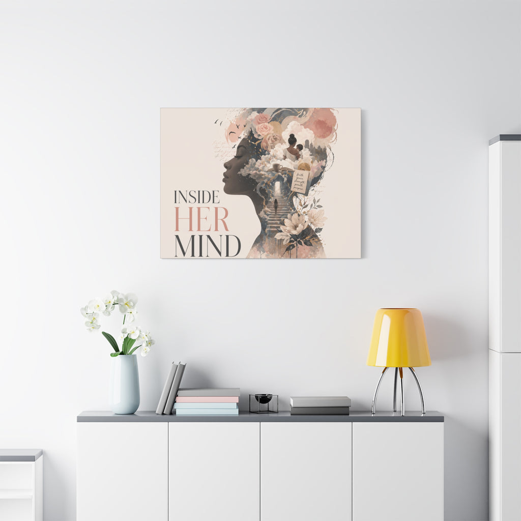 Inside Her Mind - Matte Canvas Wall Art