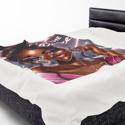 I Am the Prize - Velveteen Plush Blanket