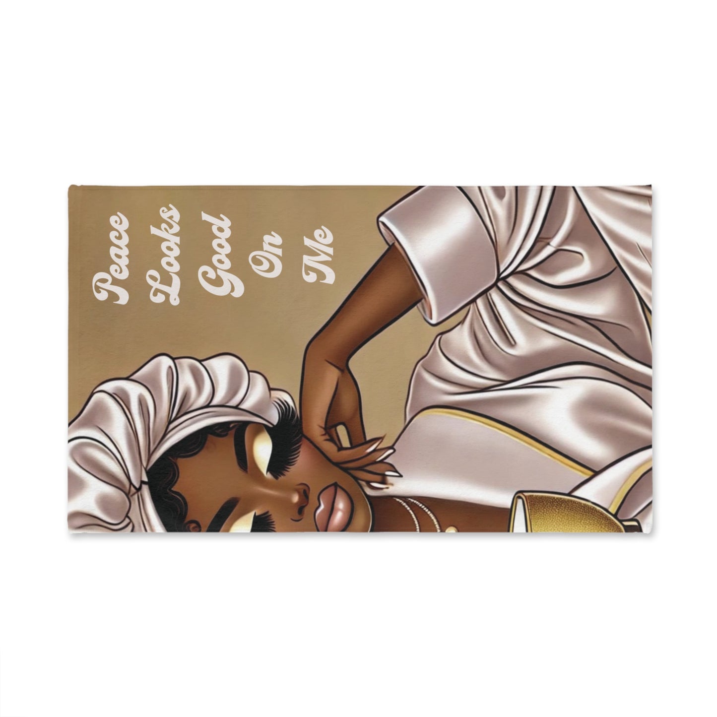 Peace Looks Good On Me - Elegant Hand Towel