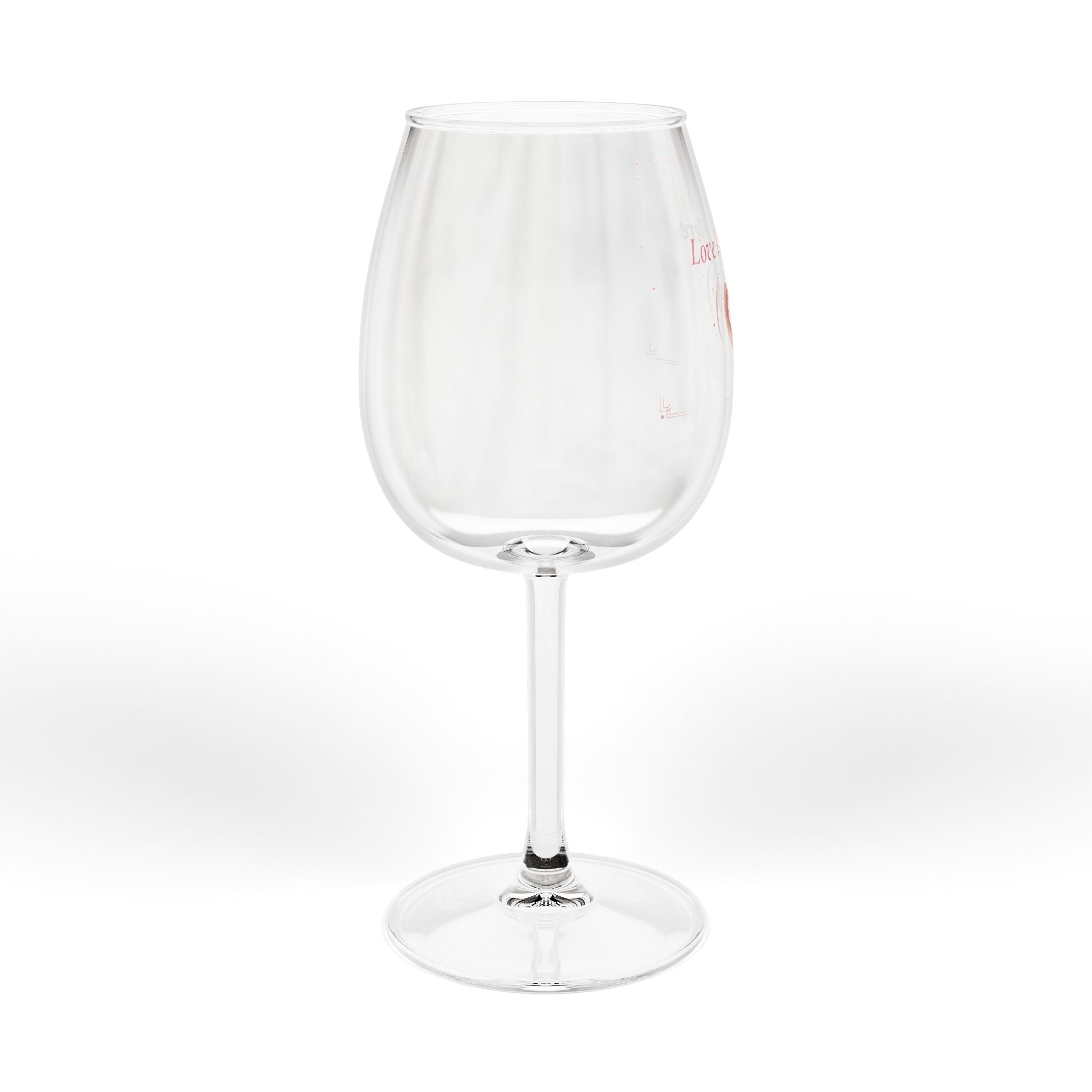 Love Pours Here – Wine Glass (12oz)