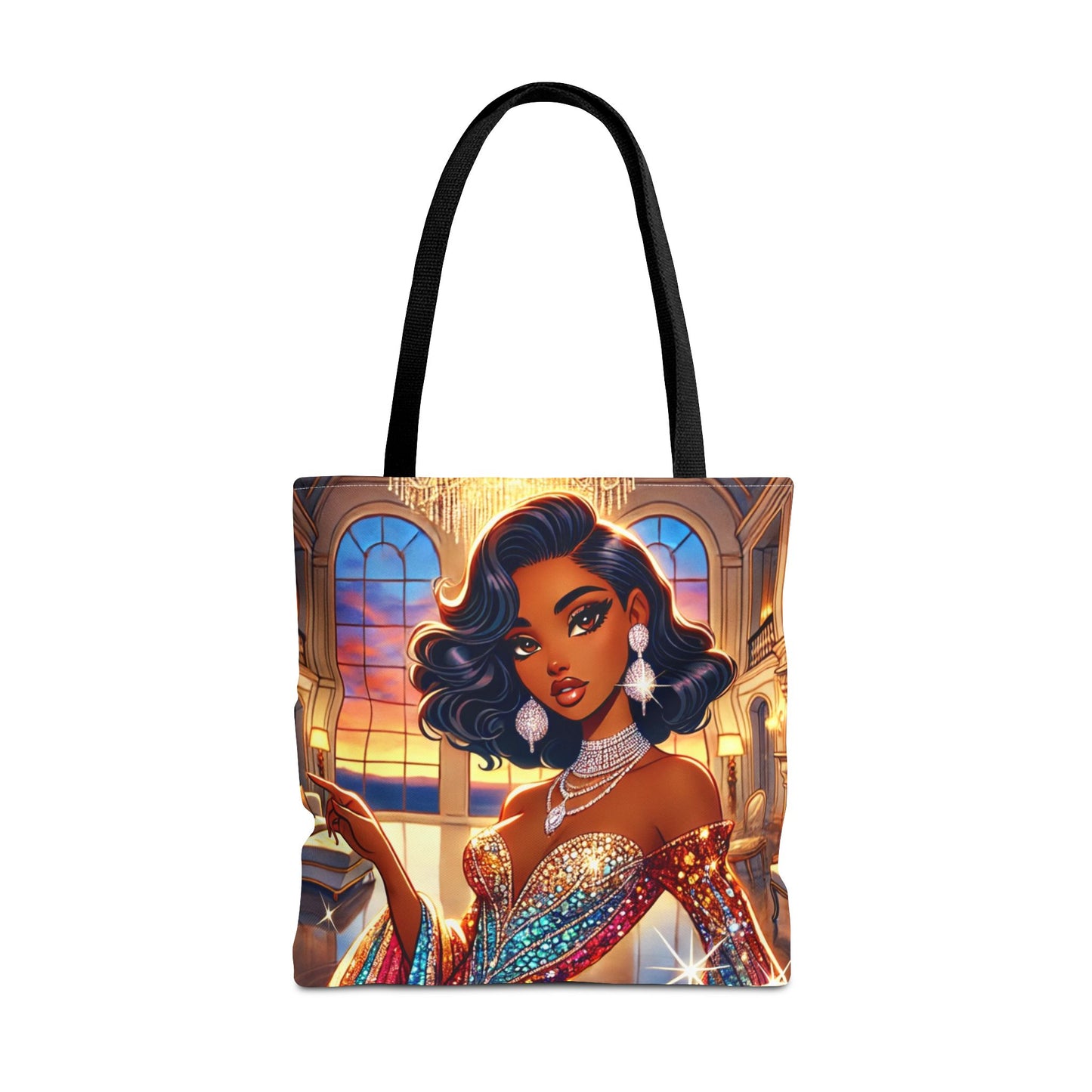 "Elegance Suits Me" (Hazel) - Tote Bag (AOP)