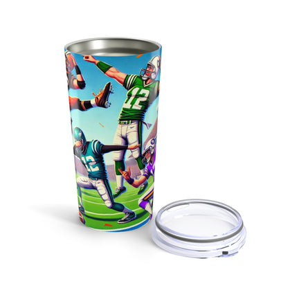 Dancing in the Endzone - Tumbler 20oz - Creatively Designed Shop
