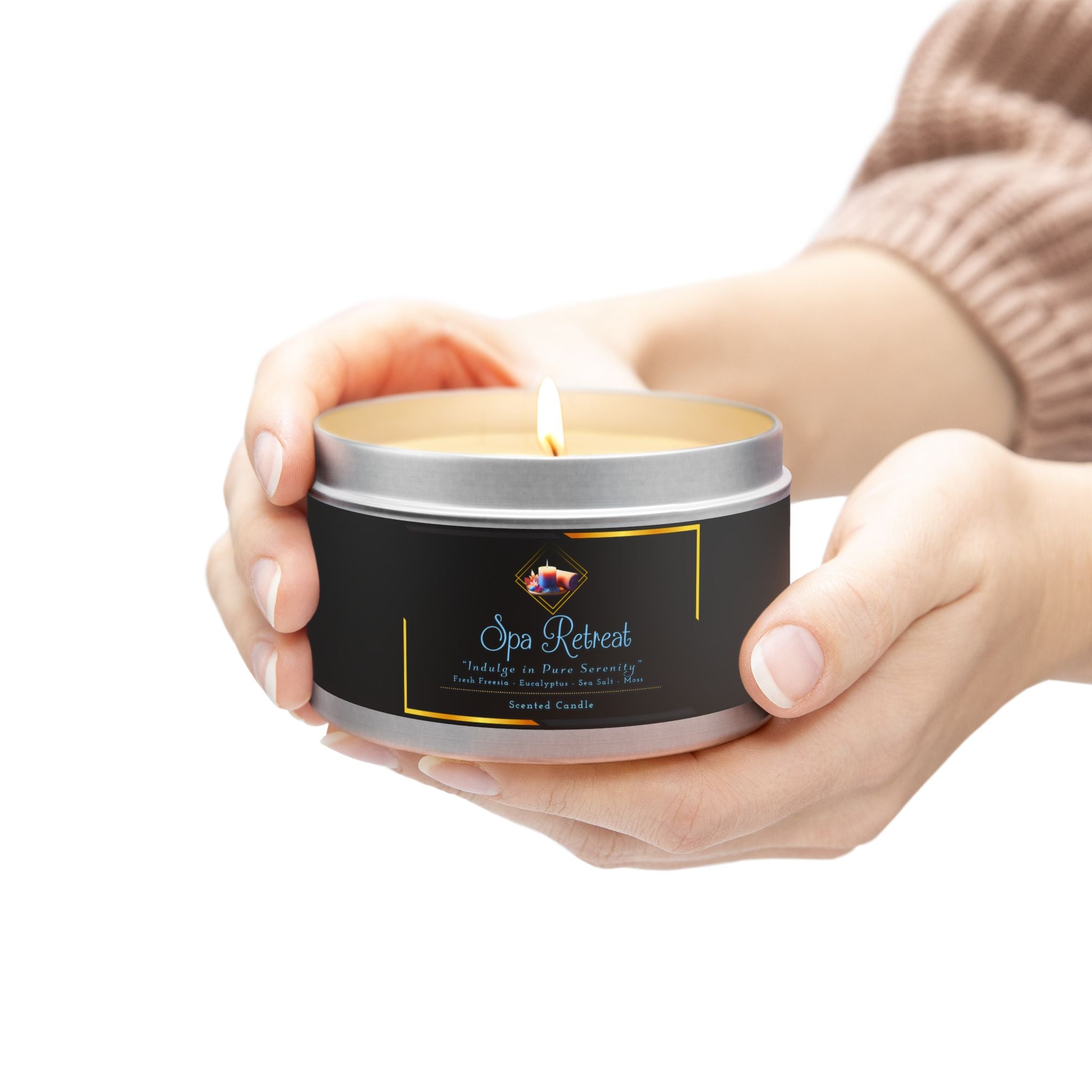 Spa Retreat - Tin Candles