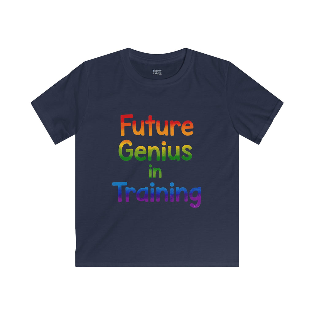 Future Genius In Training - Kids Softstyle Tee