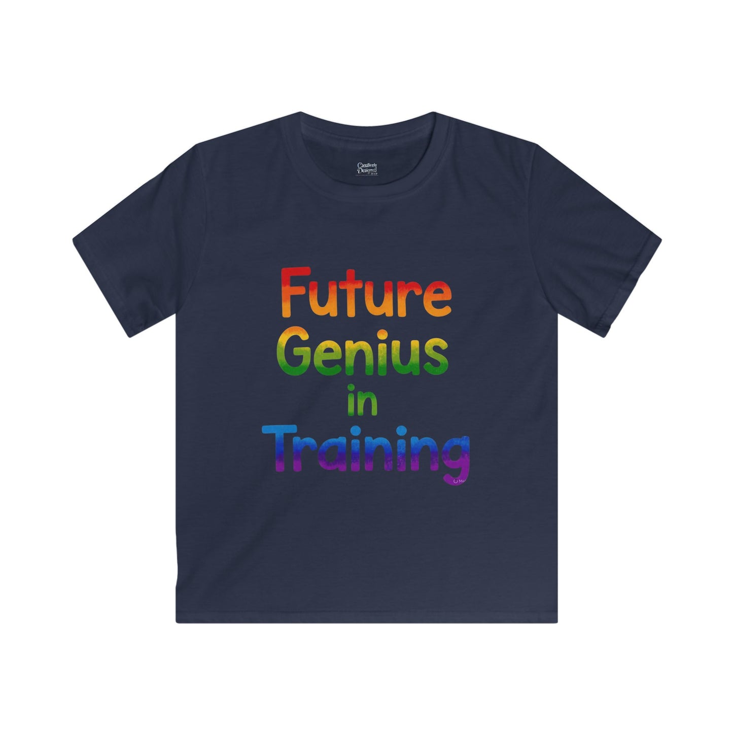 Future Genius In Training - Kids Softstyle Tee