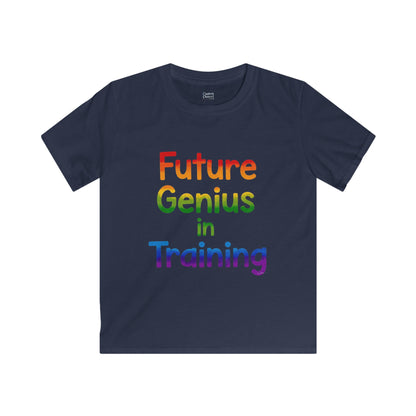 Future Genius In Training - Kids Softstyle Tee