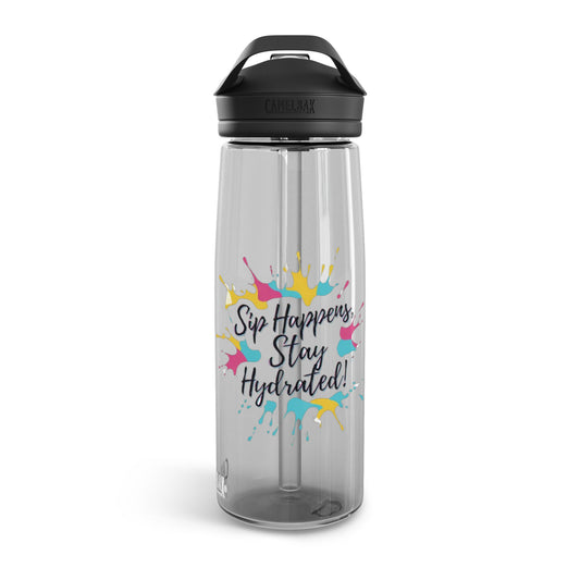 "Sip Happens, Stay Hydrated" - CamelBak Eddy®  Water Bottle, 20oz\25oz