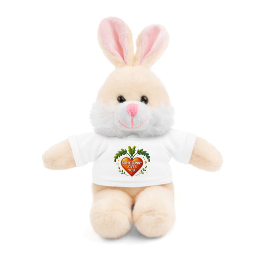 'Some Bunny Loves You' - Stuffed Bunny with Tee