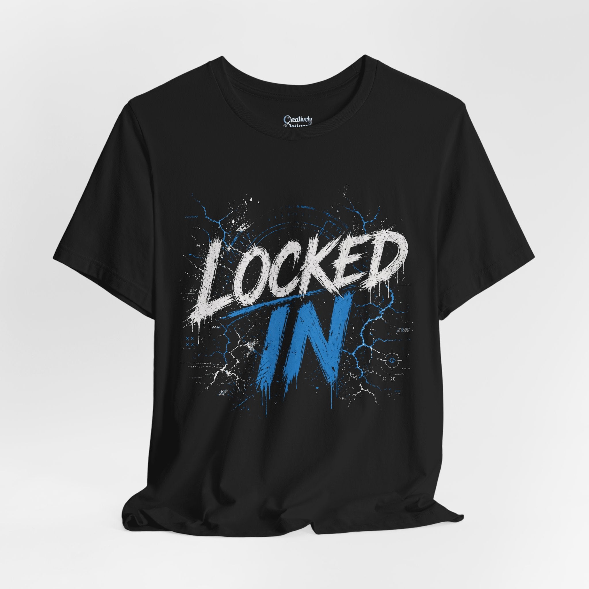 Locked In (Blue) - Jersey Short Sleeve Tee