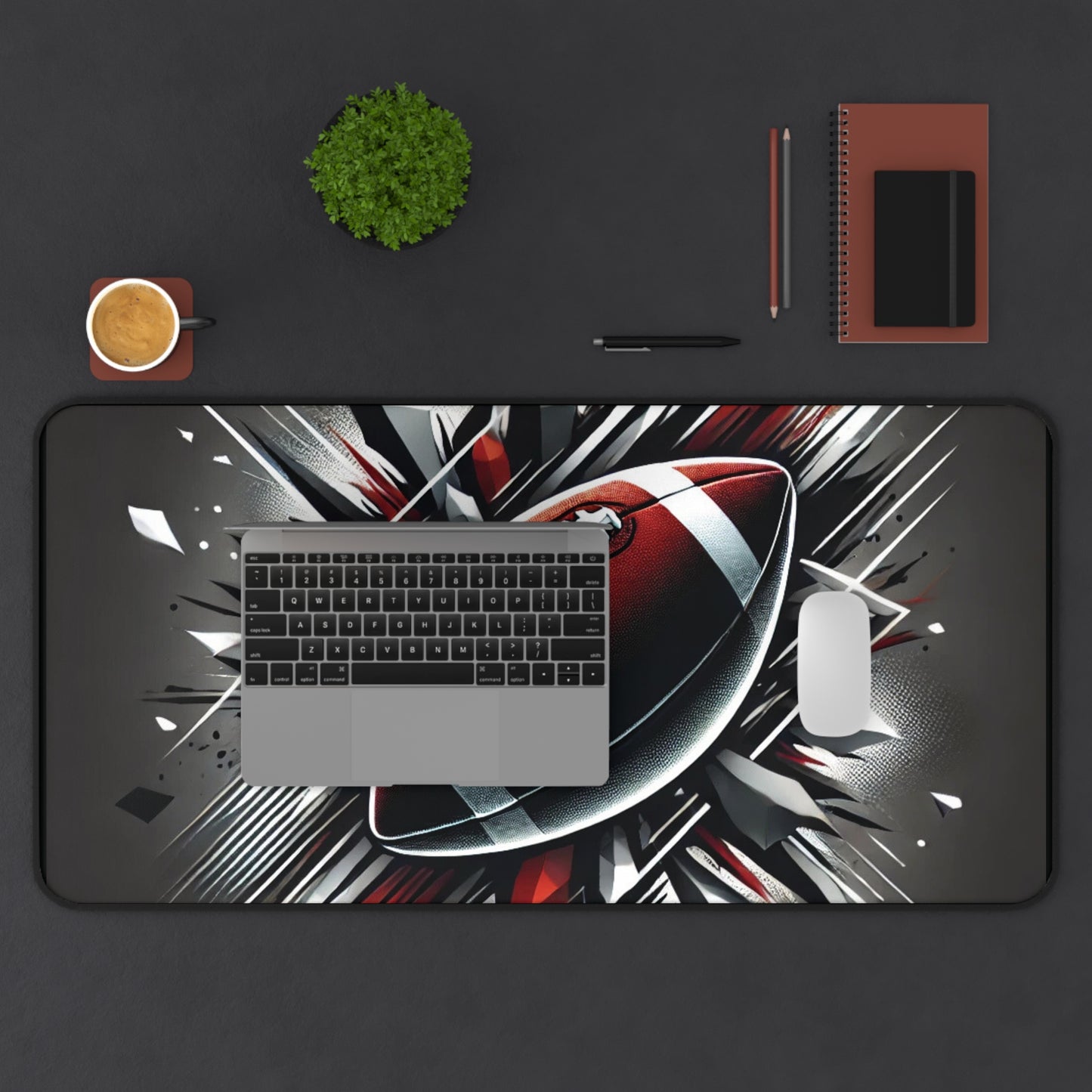 "Love of Football" - Desk Mat