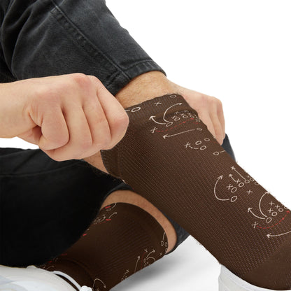 Football Playbook Socks