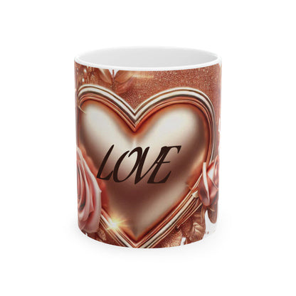 Love Rosegold - Ceramic Mug (11oz & 15oz) - Creatively Designed Shop