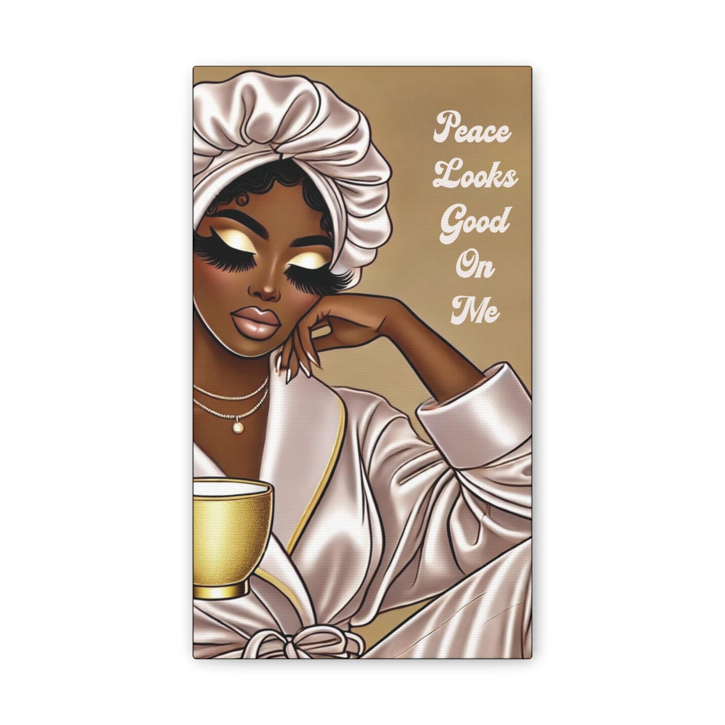 Peace Looks Good On Me - Canvas Art