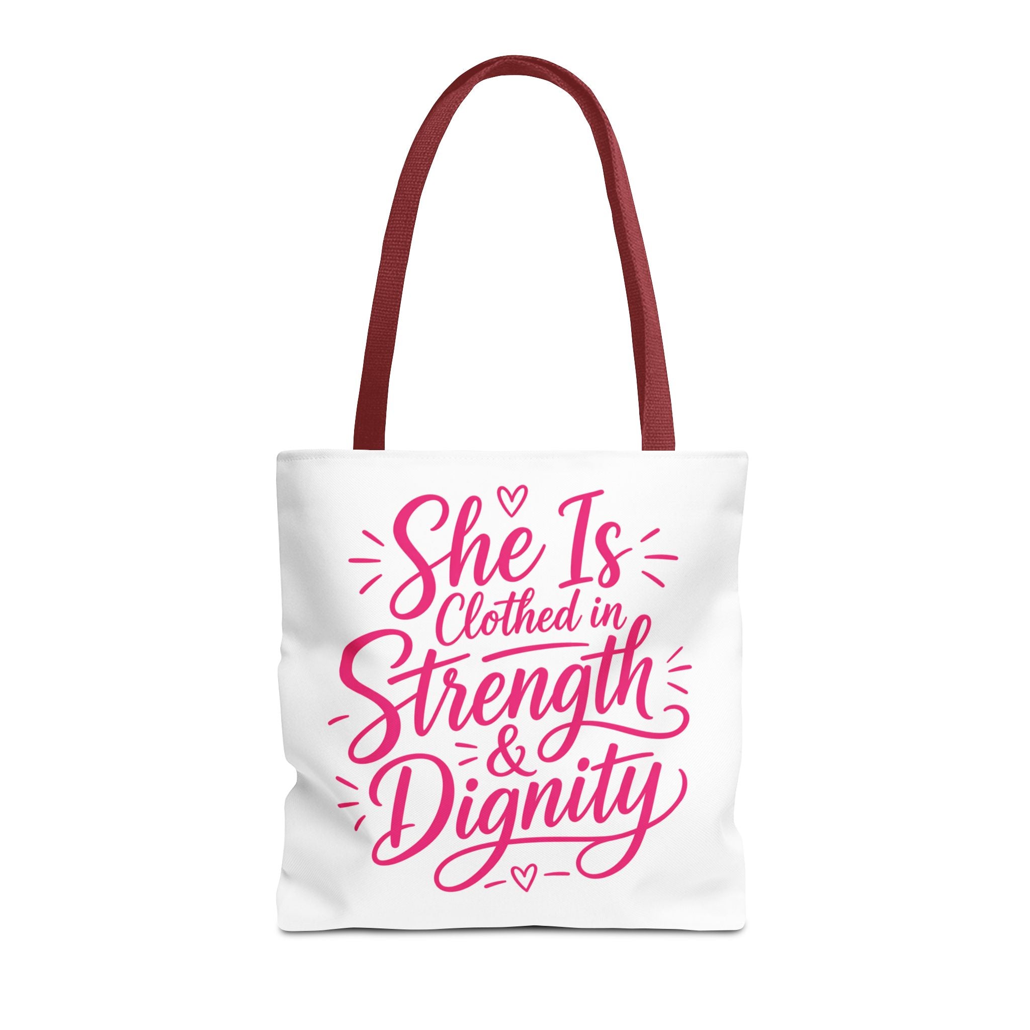 She Is Clothed in Strength & Dignity - Tote Bag