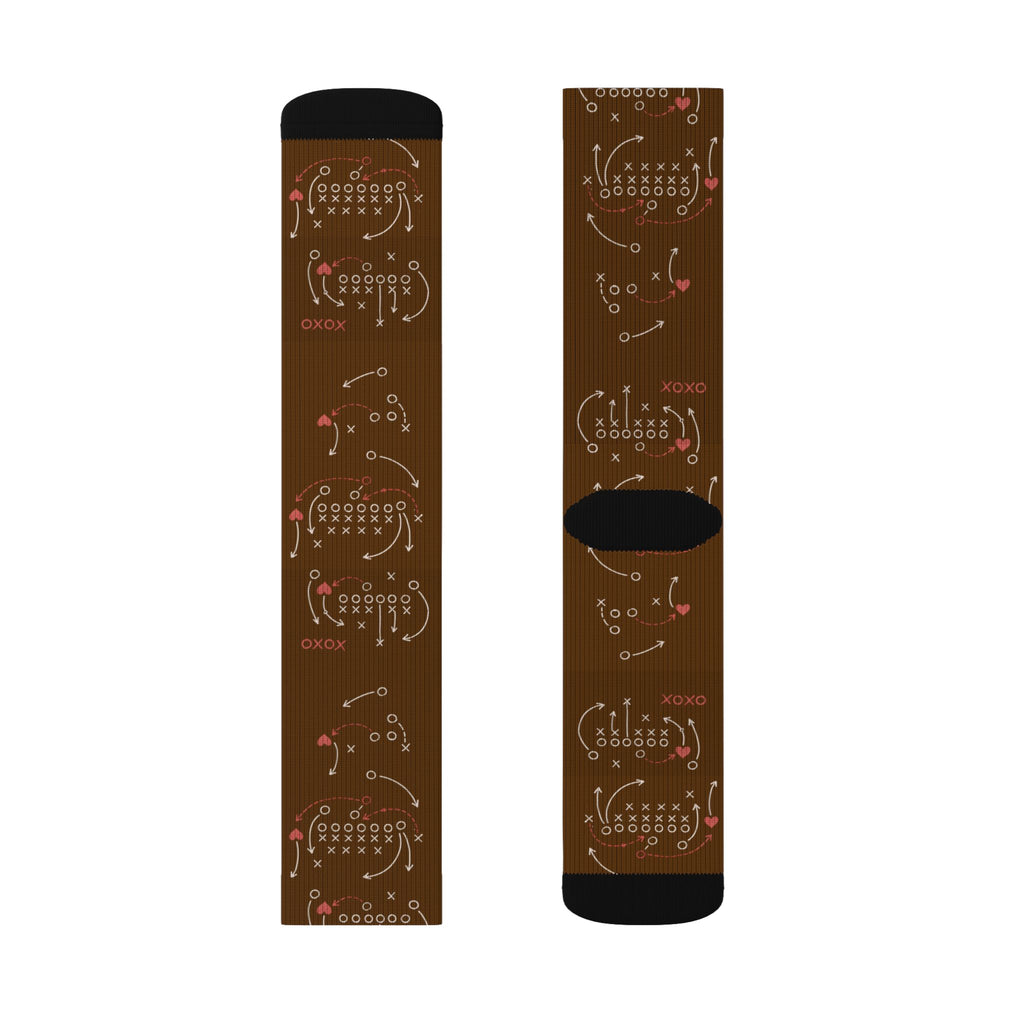 Football Playbook Socks