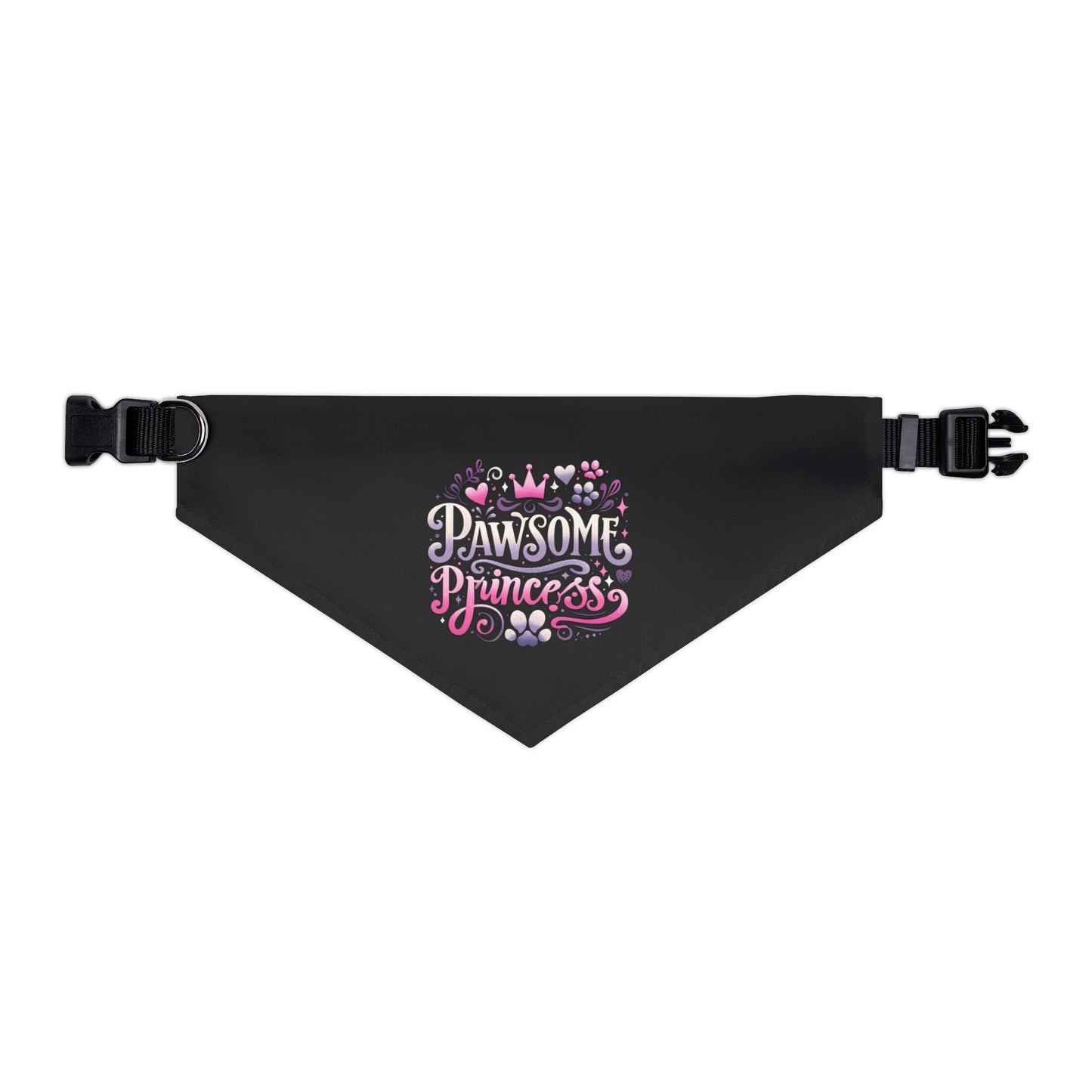 Pawsome Princess - Pet Bandana Collar