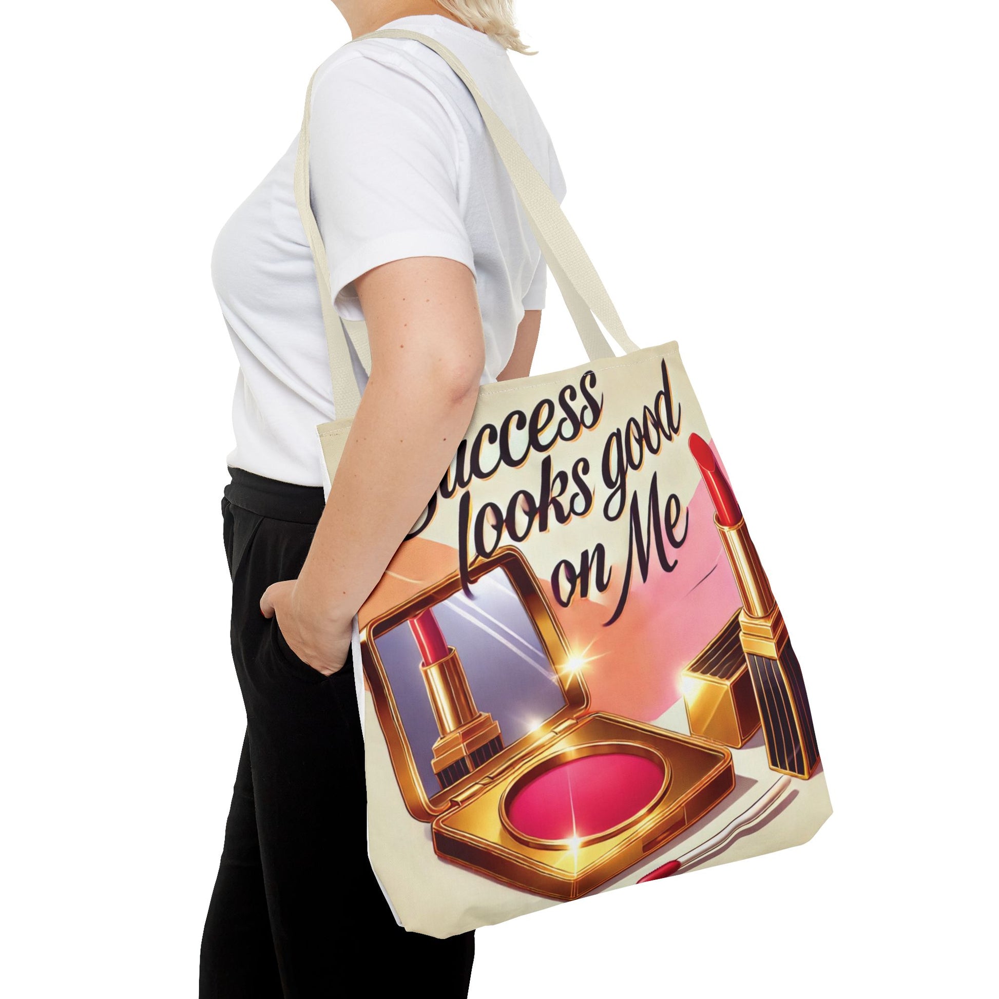 "Success Looks Good On Me" - Tote Bag (AOP) - Creatively Designed Shop